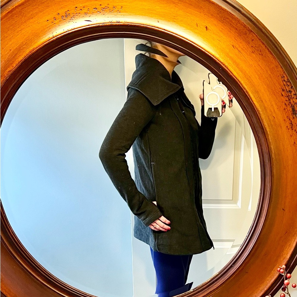 Lululemon athletica Coat with Asymmetrical Zipper